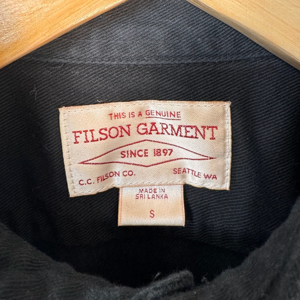 Filson Black Casual Button Down Shirt - Picture 9 of 11